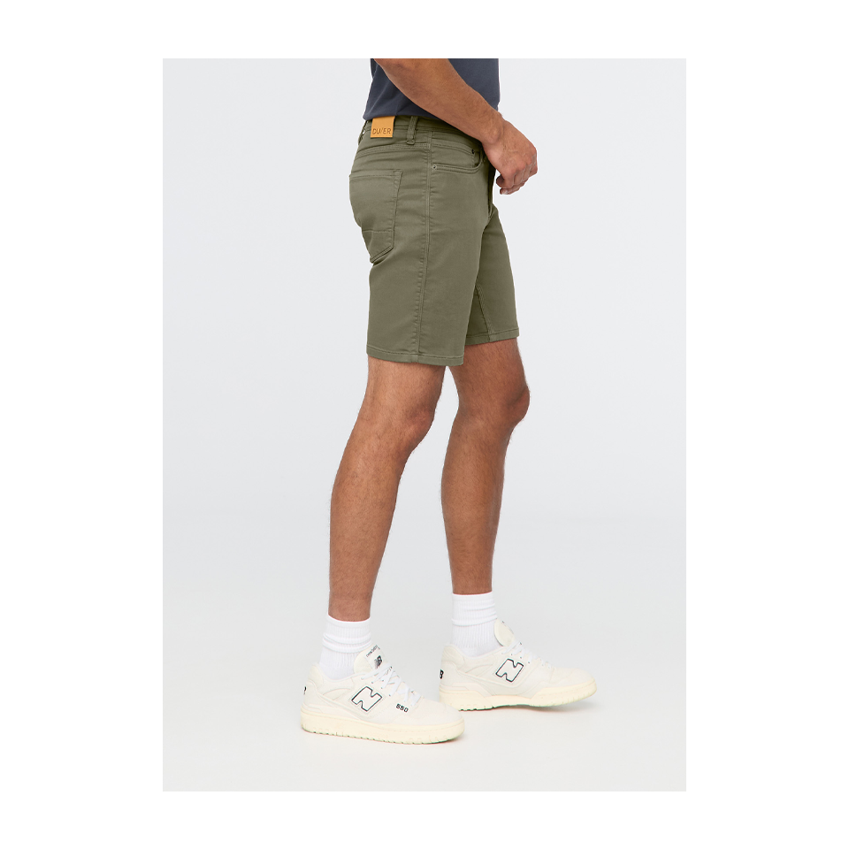 DUER Men's No Sweat Short Slim Light Fern