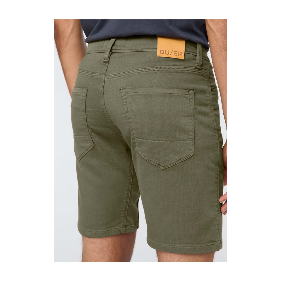 DUER Men's No Sweat Short Slim Light Fern