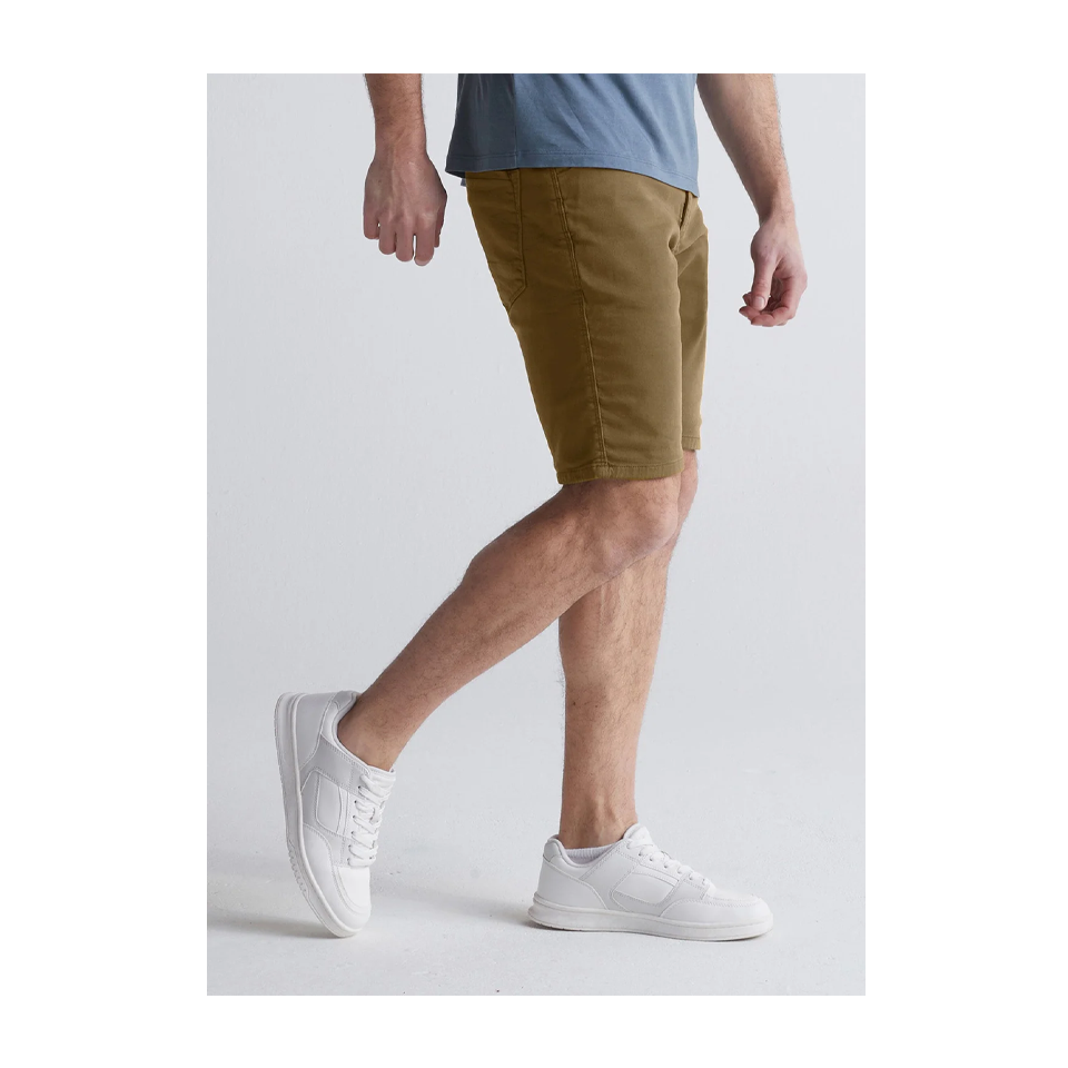 DUER Men's No Sweat Short Slim Tobacco