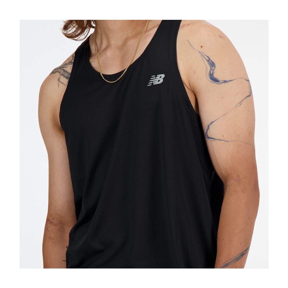 New Balance Men's Sport Essentials Singlet Black