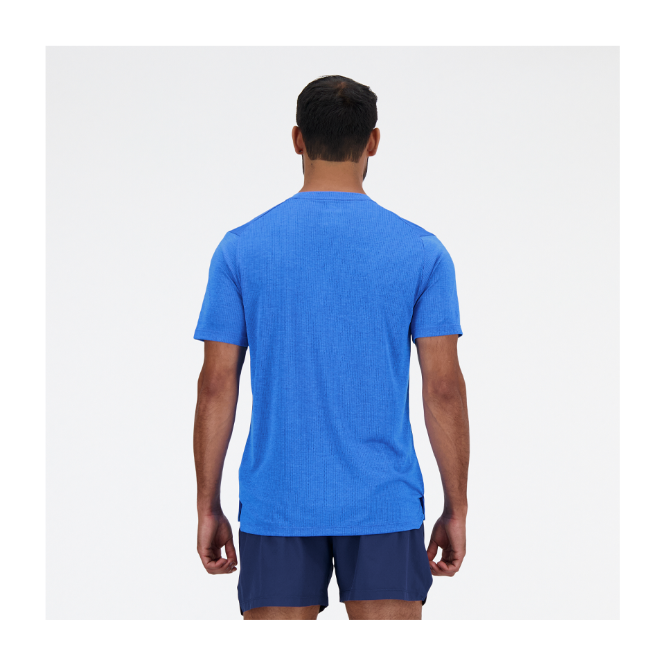 New Balance Men's Athletics T-Shirt Blue Oasis