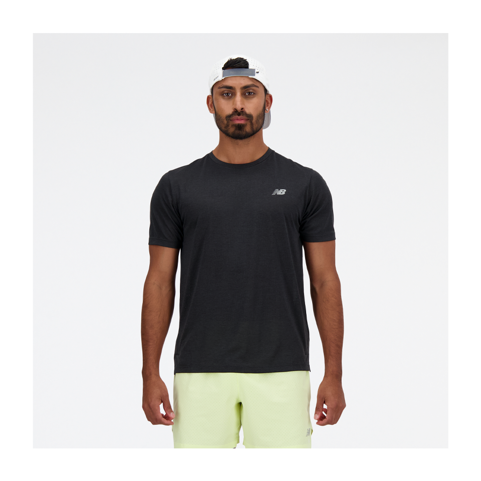 New Balance Men's Athletics T-Shirt Black