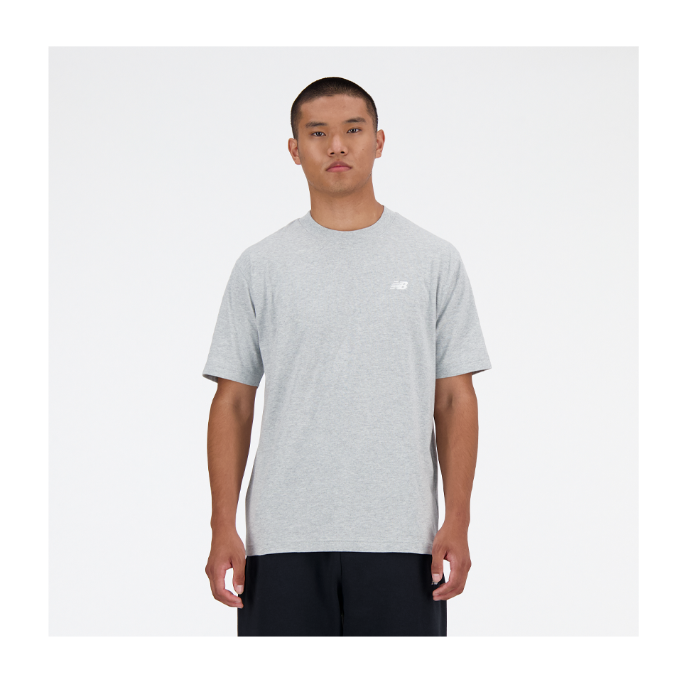 New Balance Men's Sport Essentials Cotton T-Shirt Athletic Grey