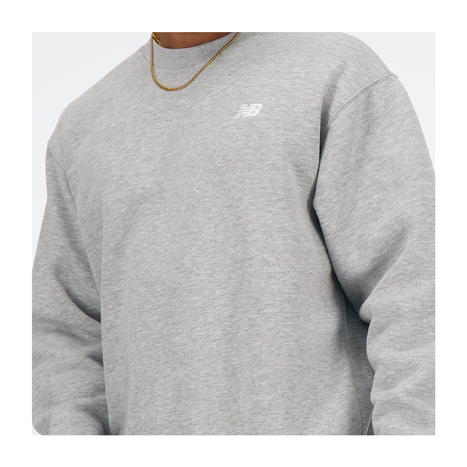 New Balance Men's Sport Essentials Fleece Crew Athletic Grey