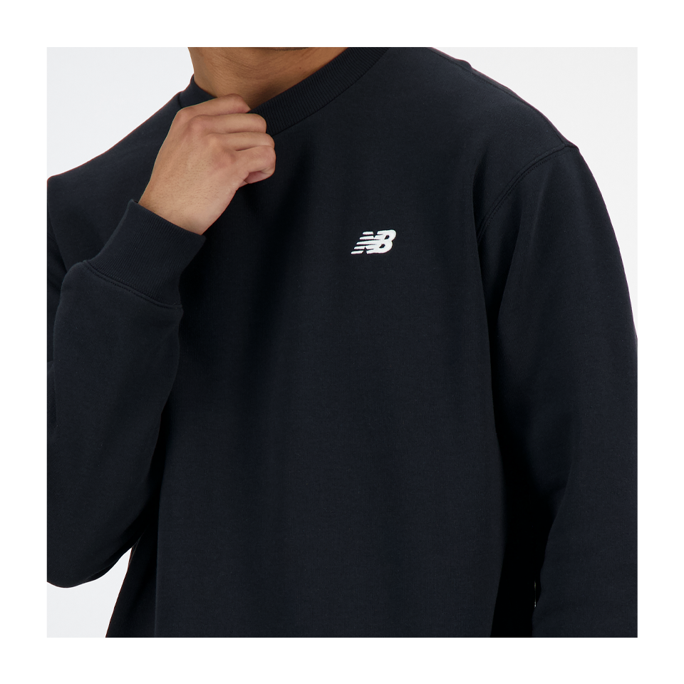New Balance Men's Sport Essentials Fleece Crew Black