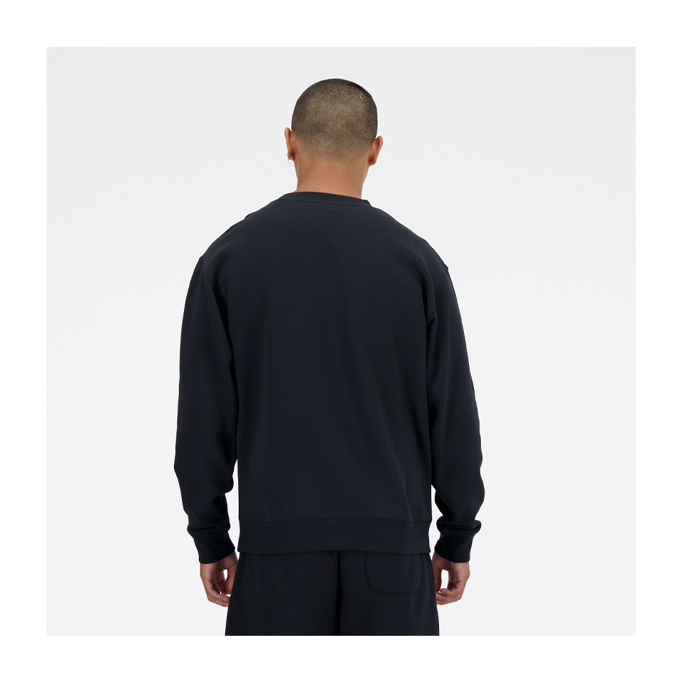 New Balance Men's Sport Essentials Fleece Crew Black