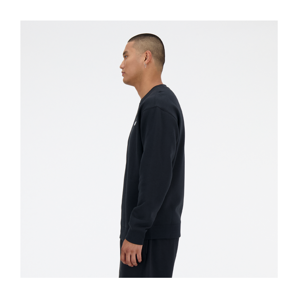 New Balance Men's Sport Essentials Fleece Crew Black
