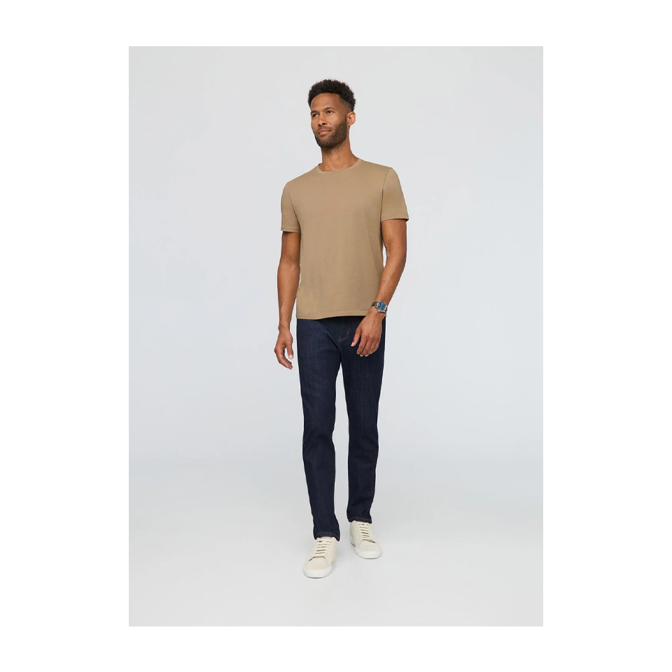 DUER Men's PurePima Tee Desert Khaki