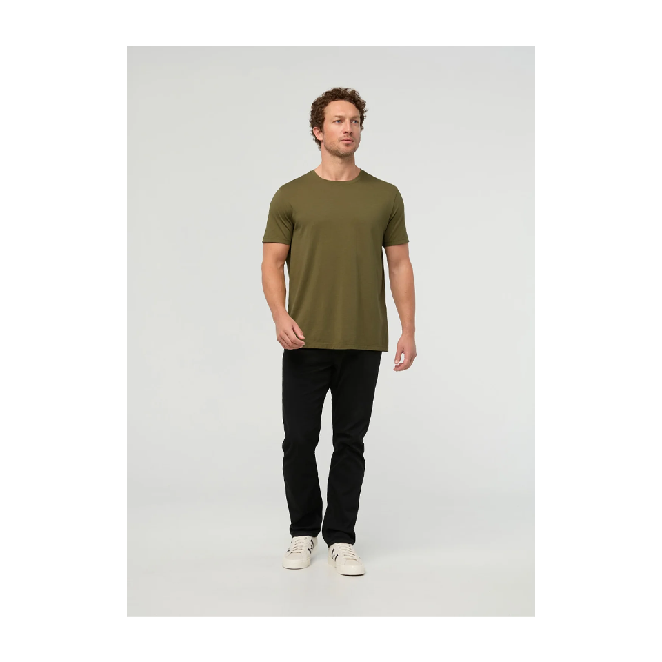 DUER Men's PurePima Only Tee Olive