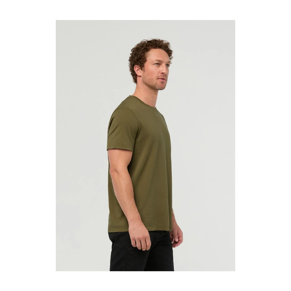 DUER Men's PurePima Only Tee Olive