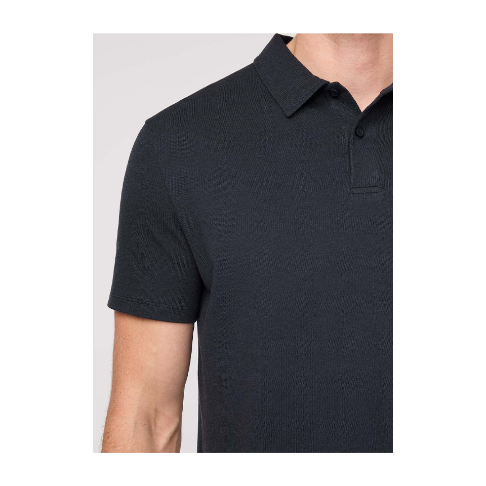 DUER Men's Air Flow Pique Polo Navy