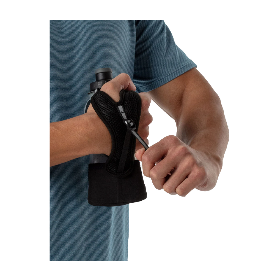 Nathan QuickSqueeze Lite Insulated Handheld 12oz Black/Marine Blue