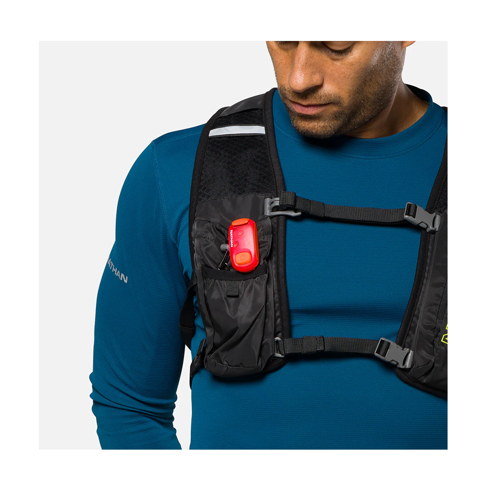 Nathan StrobeLight 2.0 Safety LED Light Clip Ribbon Red