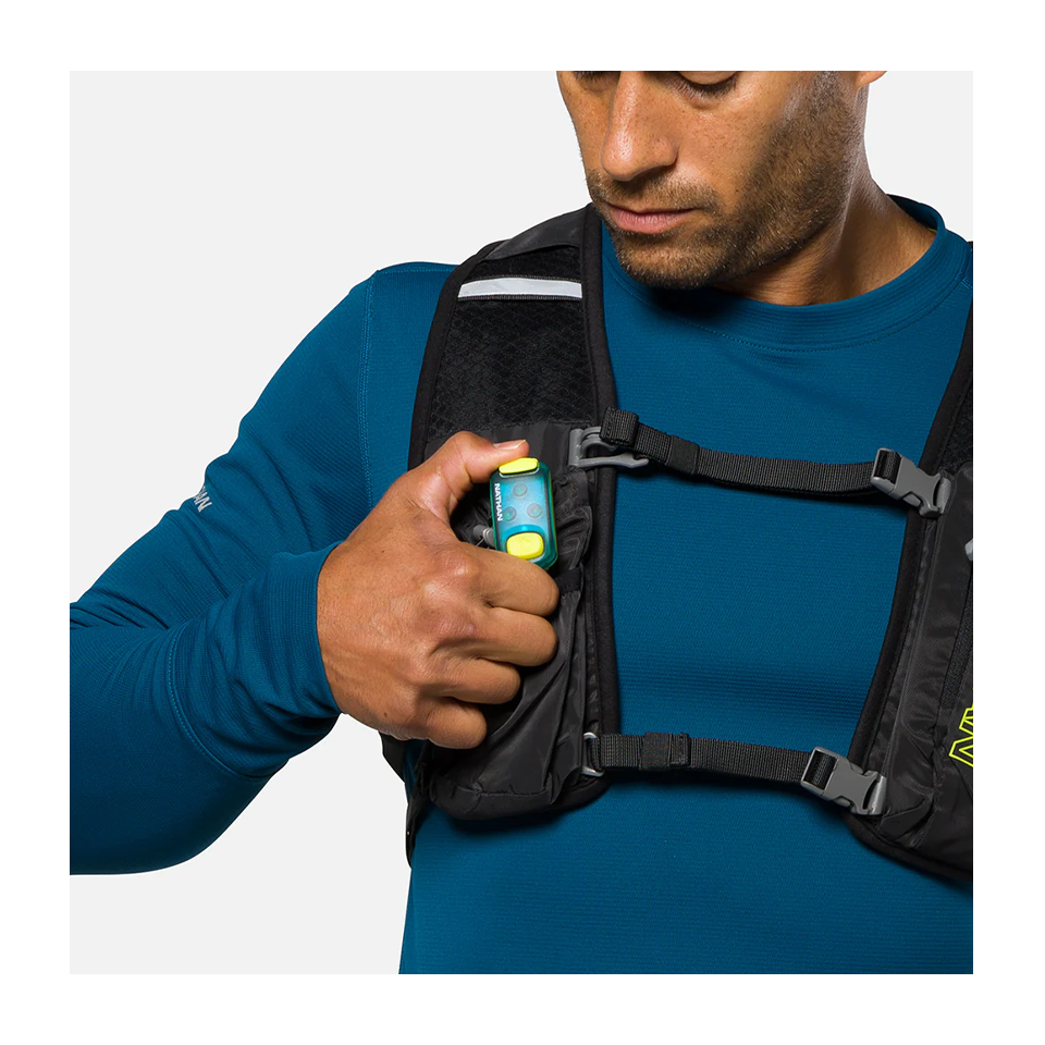 Nathan StrobeLight 2.0 Safety LED Light Clip Deep Blue