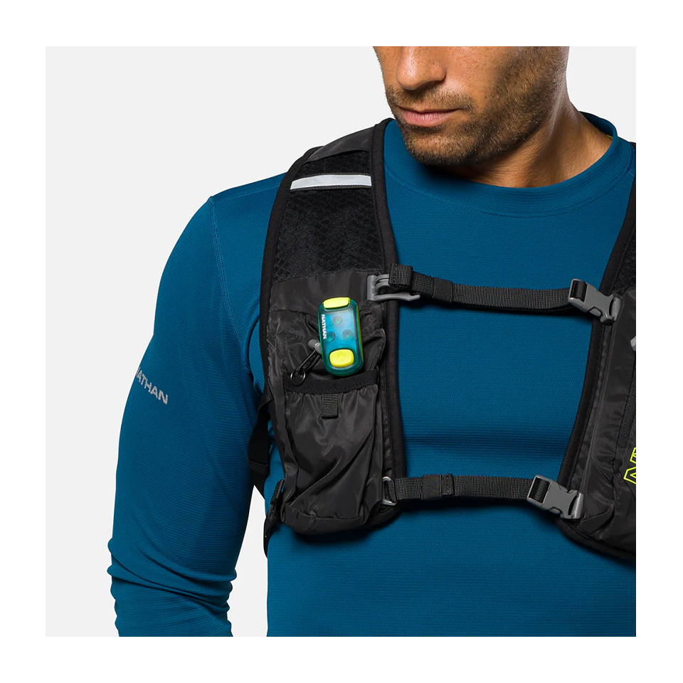 Nathan StrobeLight 2.0 Safety LED Light Clip Deep Blue