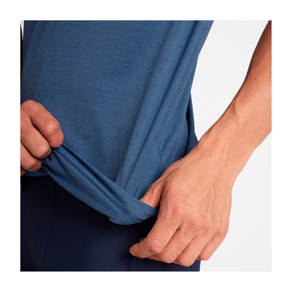 SAYSKY Men's Logo Combat Pro T-Shirt Blue