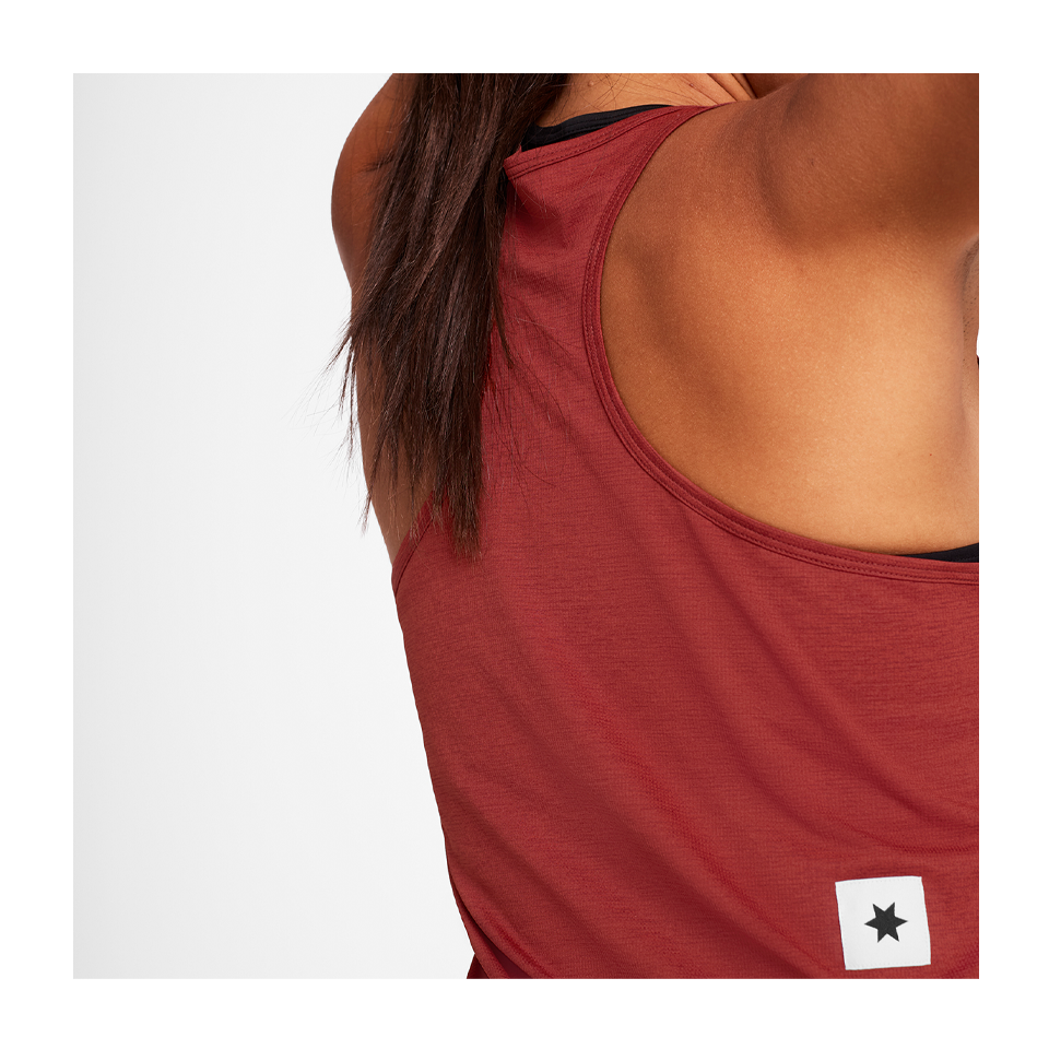 SAYSKY Women's Logo Combat Pro Singlet Red