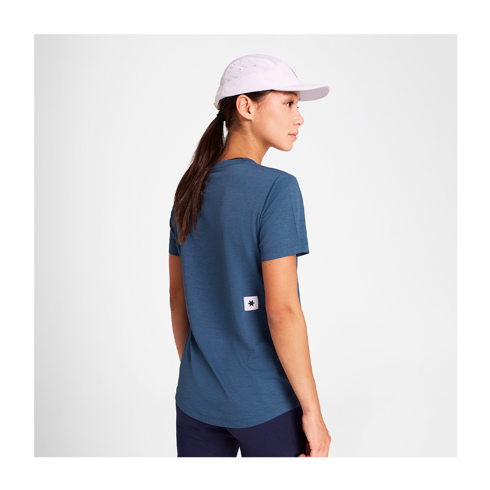 SAYSKY Women's Logo Combat Pro T-Shirt Blue