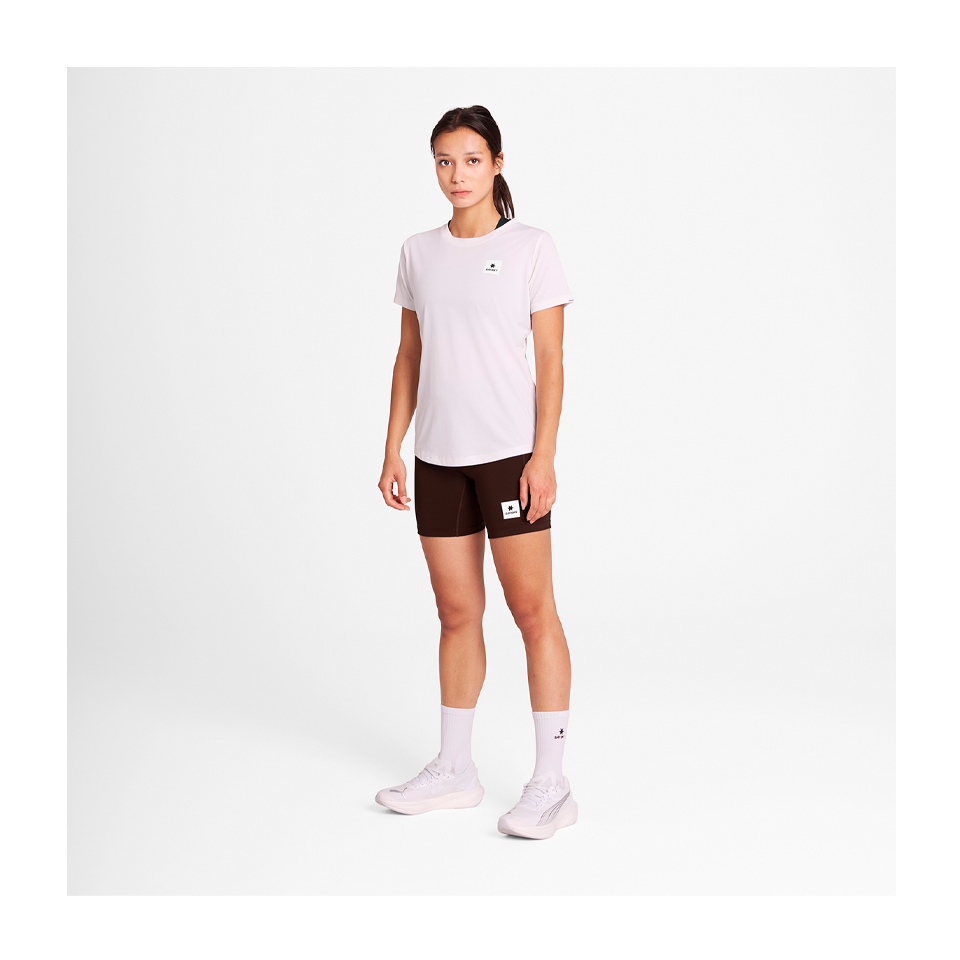 SAYSKY Women's Combat+ Short Tights 7'' Red