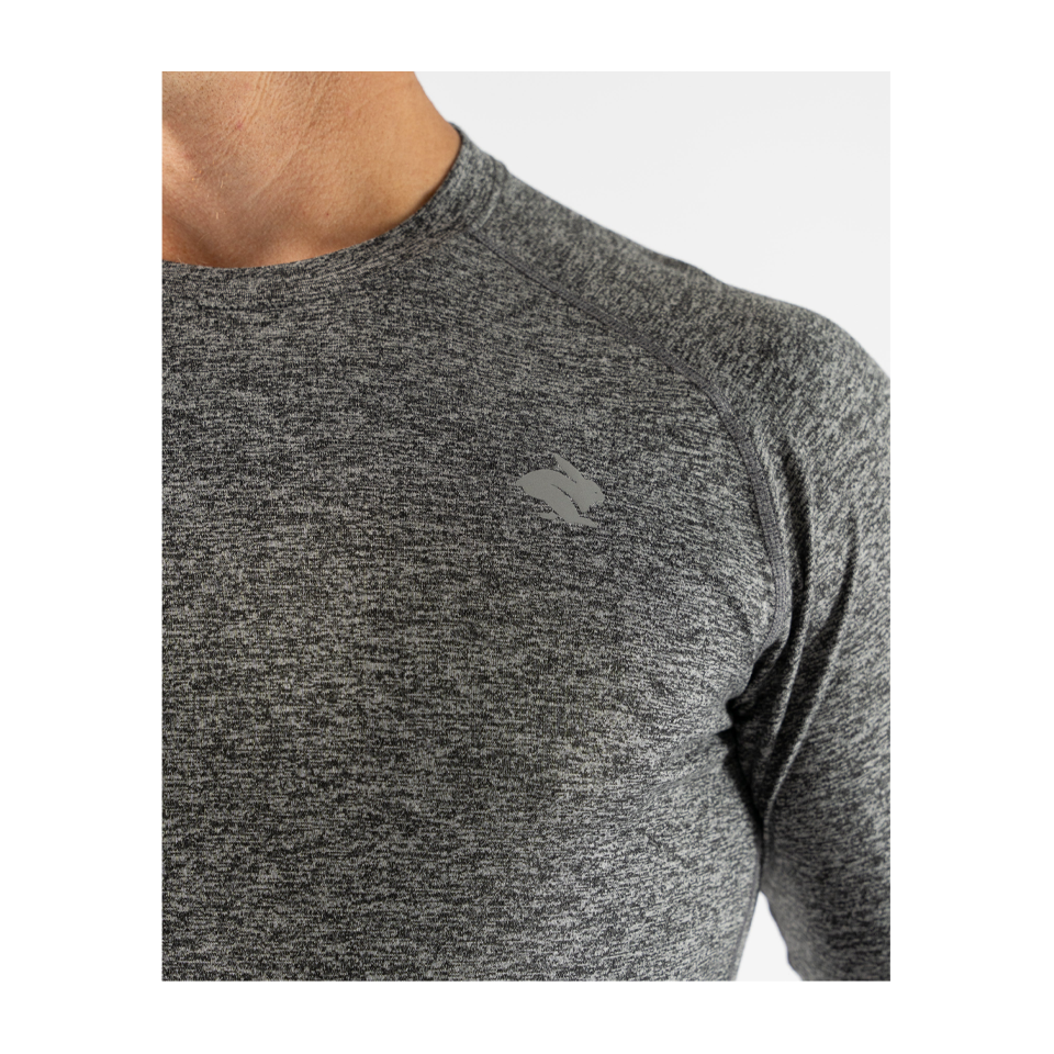 rabbit Men's EZ Tee LS Black Charcoal