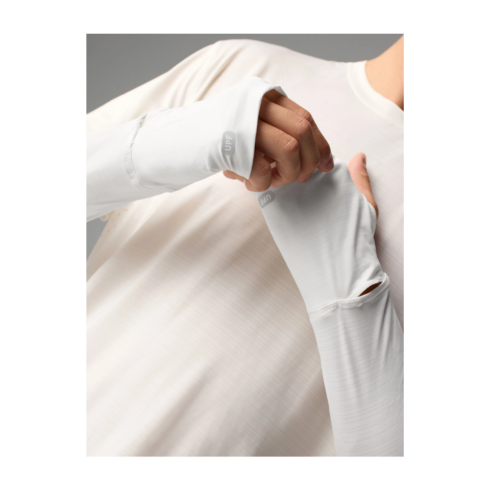rabbit Men's UPF Sleeves Snow White