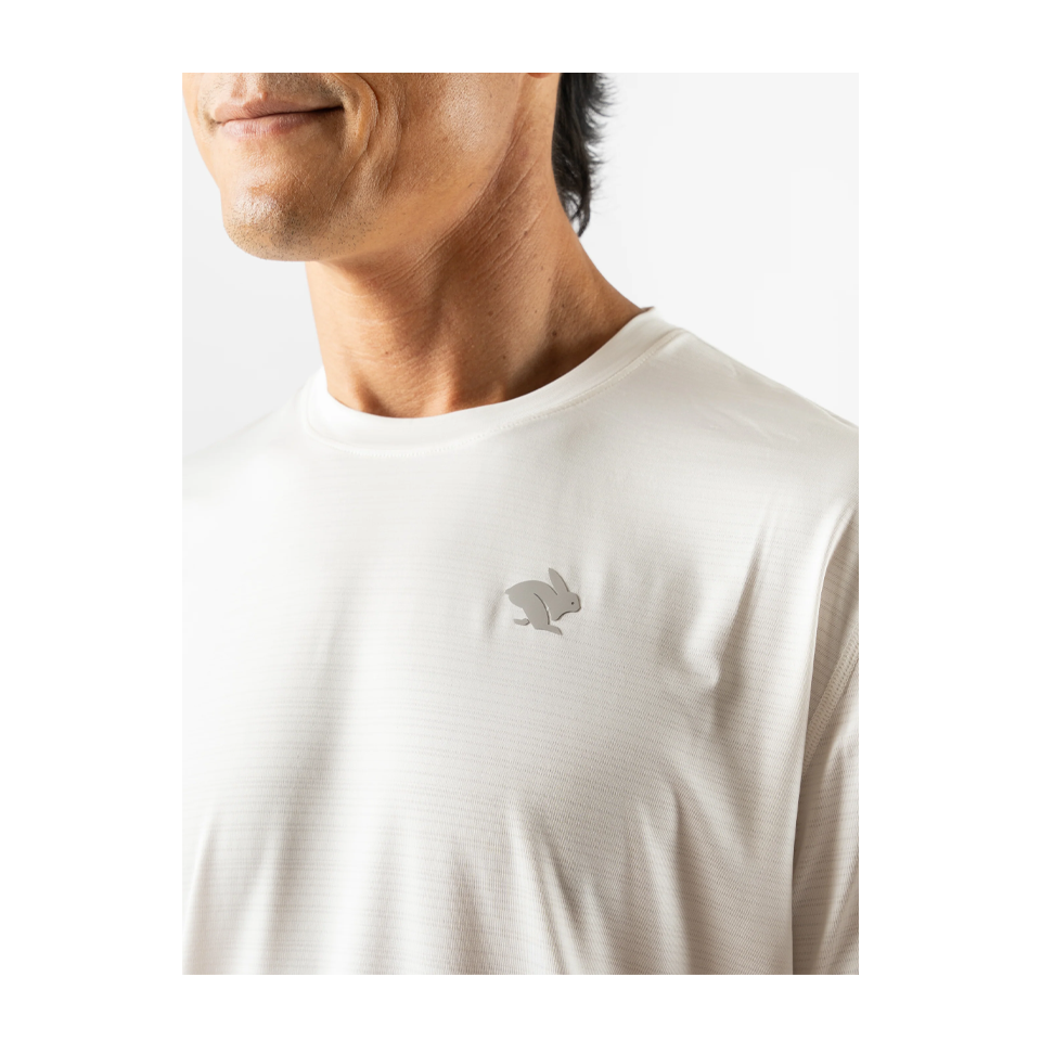rabbit Men's UPF Tee SS Snow White