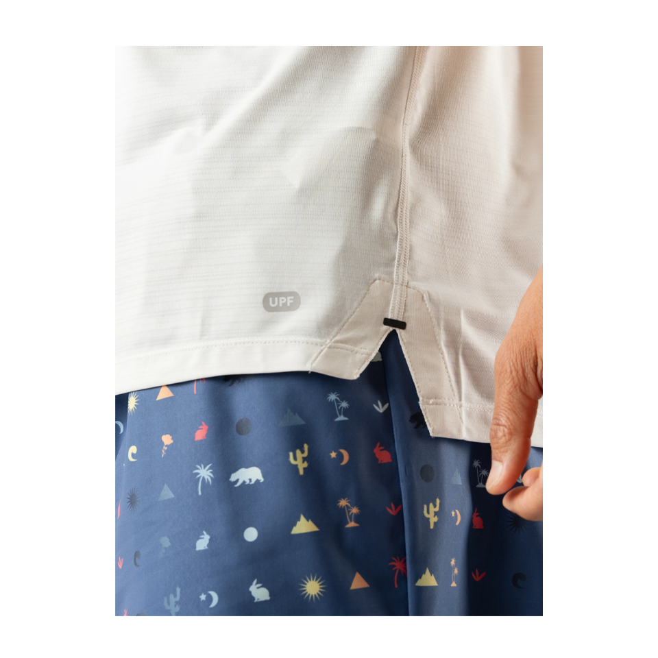 rabbit Men's UPF Tee SS Snow White