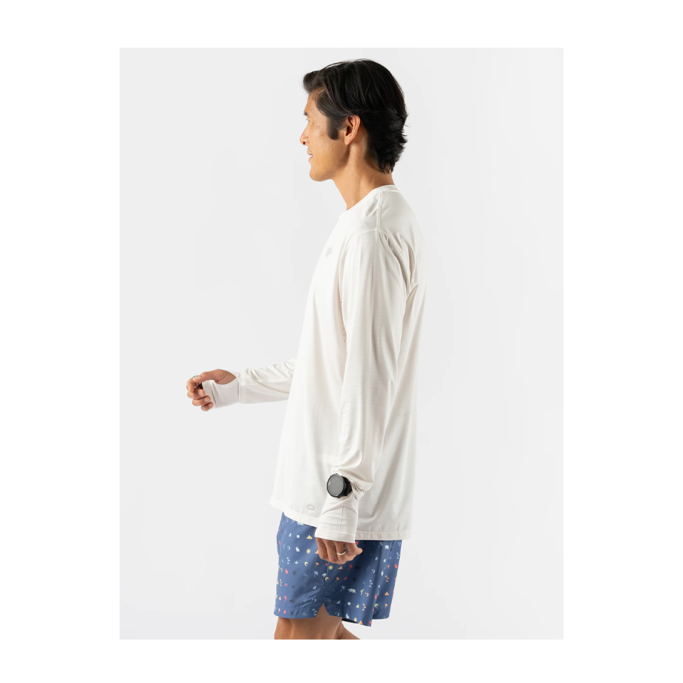 rabbit Men's UPF Tee LS Snow White