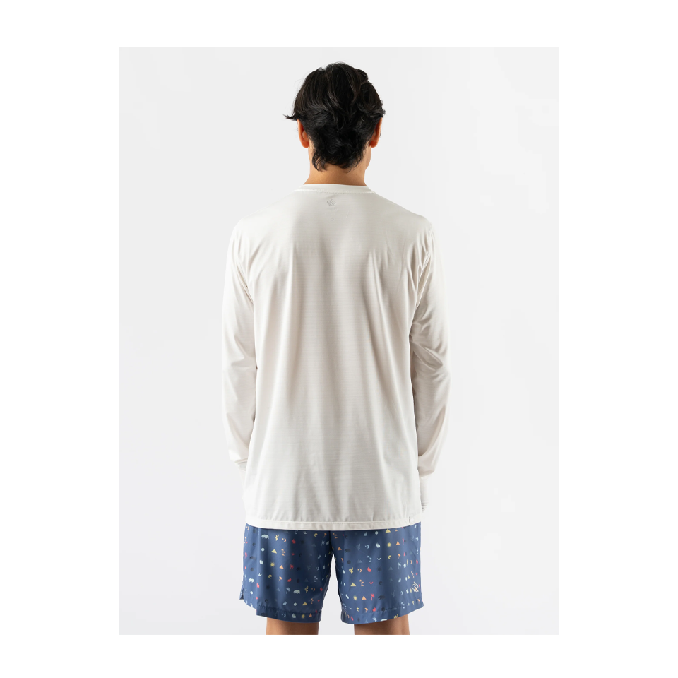 rabbit Men's UPF Tee LS Snow White