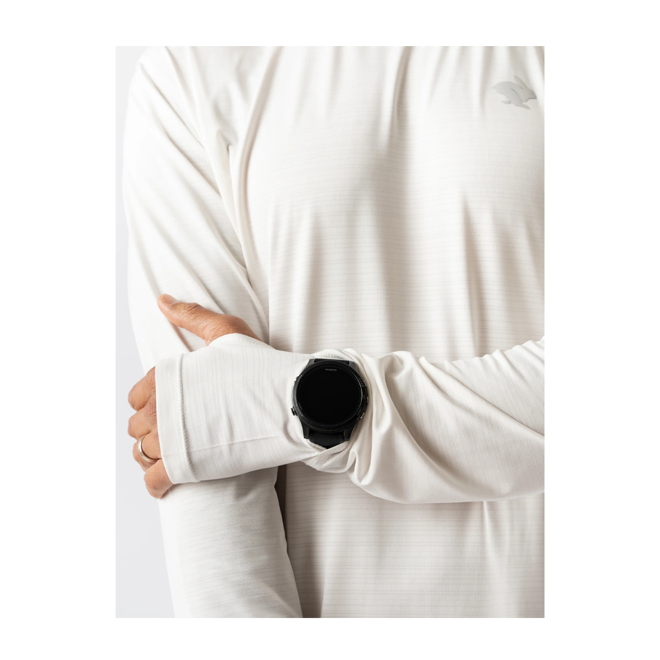 rabbit Men's UPF Tee LS Snow White