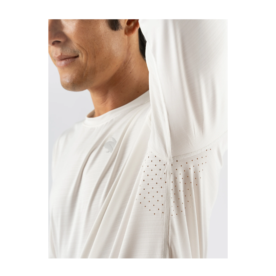 rabbit Men's UPF Tee LS Snow White