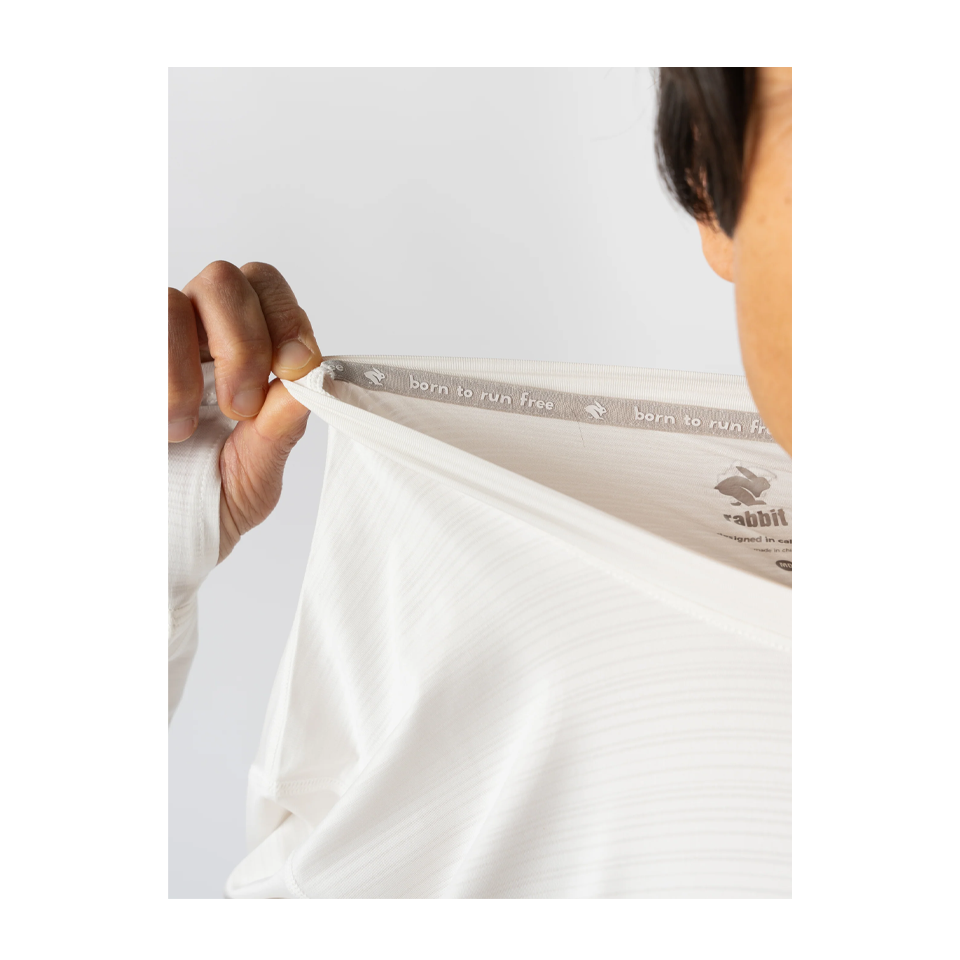 rabbit Men's UPF Tee LS Snow White