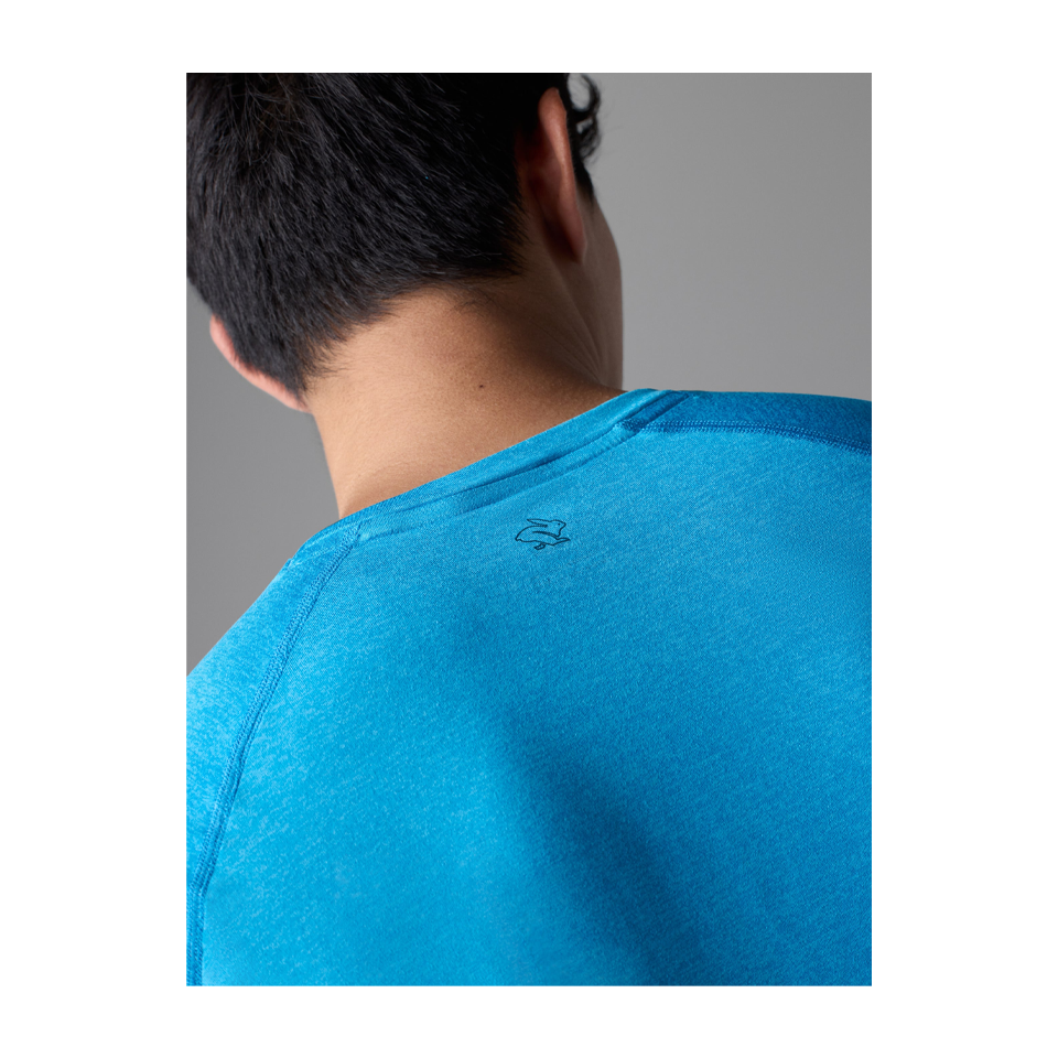 rabbit Men's EZ Tee LS Atomic Blue