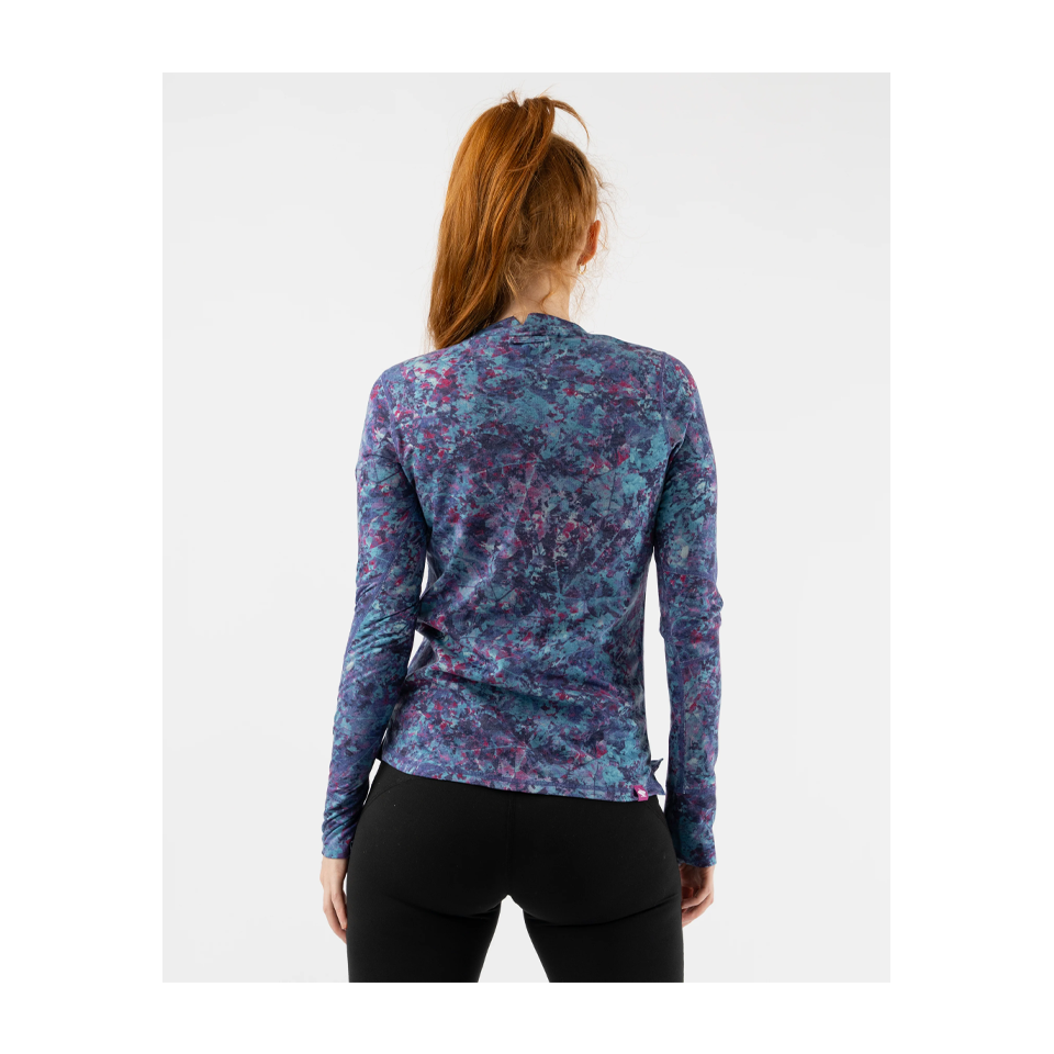 rabbit Women's Outrun Longsleeve Salt Air Leaves