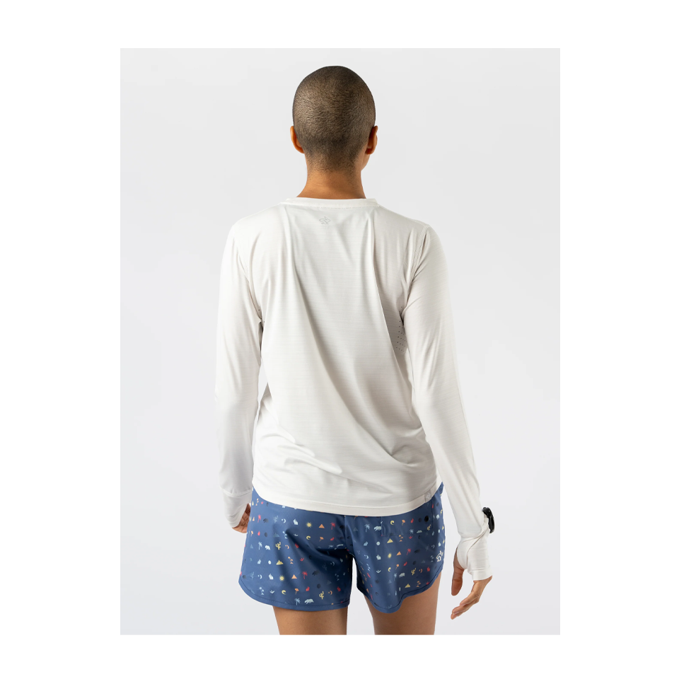 rabbit Women's UPF Tee LS Snow White
