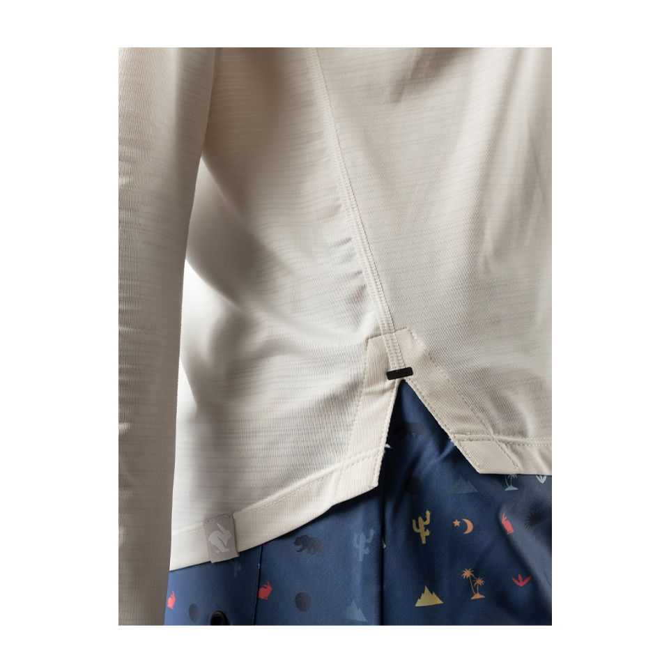rabbit Women's UPF Tee LS Snow White