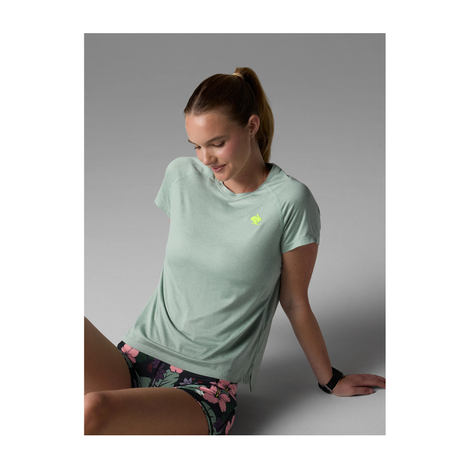 rabbit Women's EZ Tee SS Iceberg Green