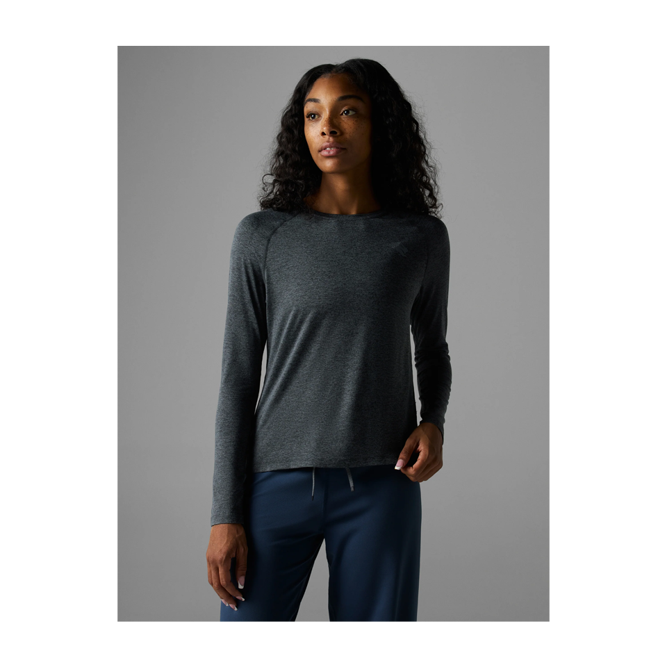 rabbit Women's EZ Tee LS Black Charcoal