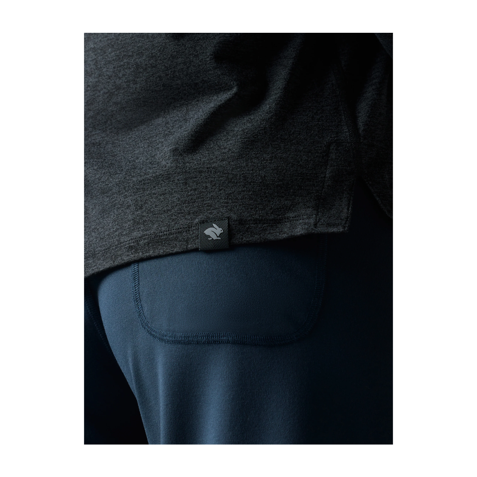 rabbit Women's EZ Tee LS Black Charcoal