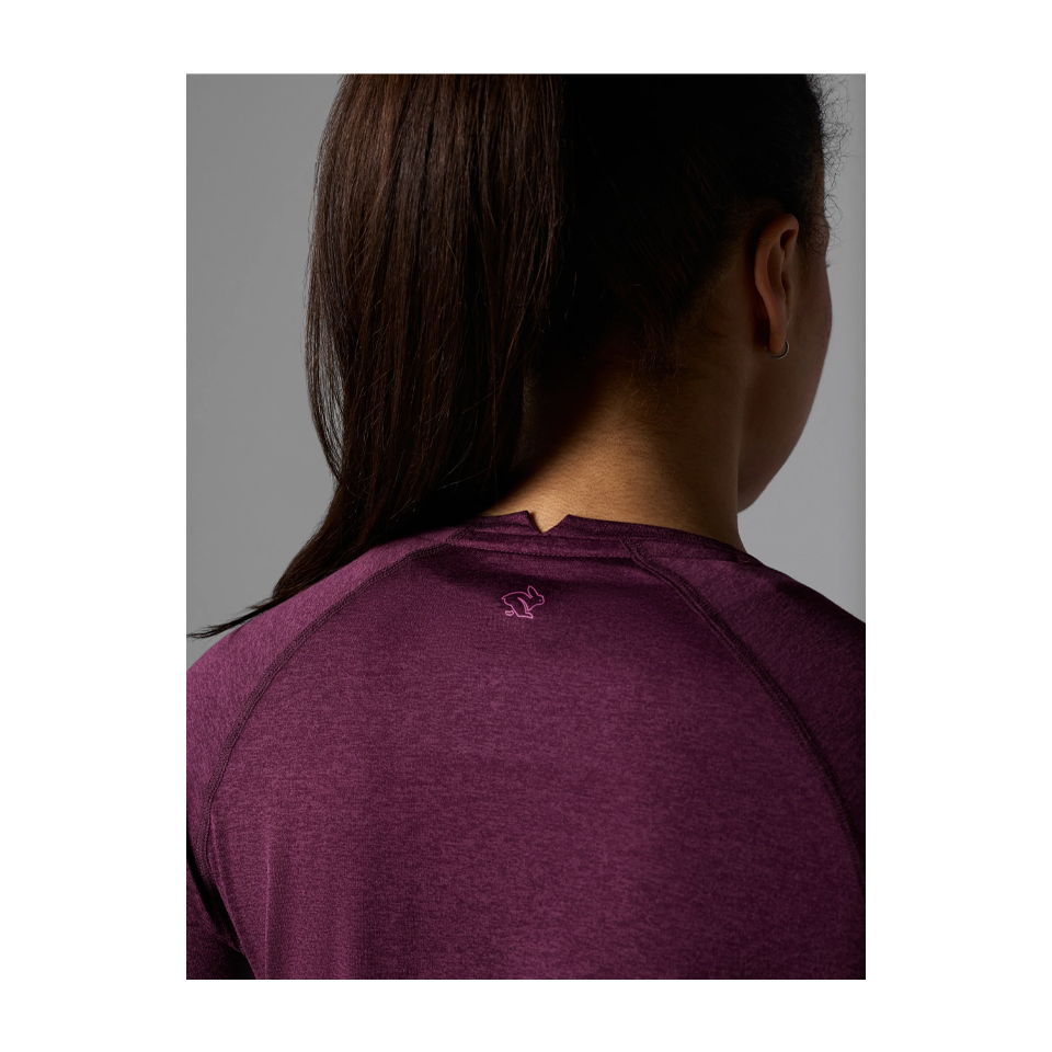 rabbit Women's W EZ Tee LS Mauve