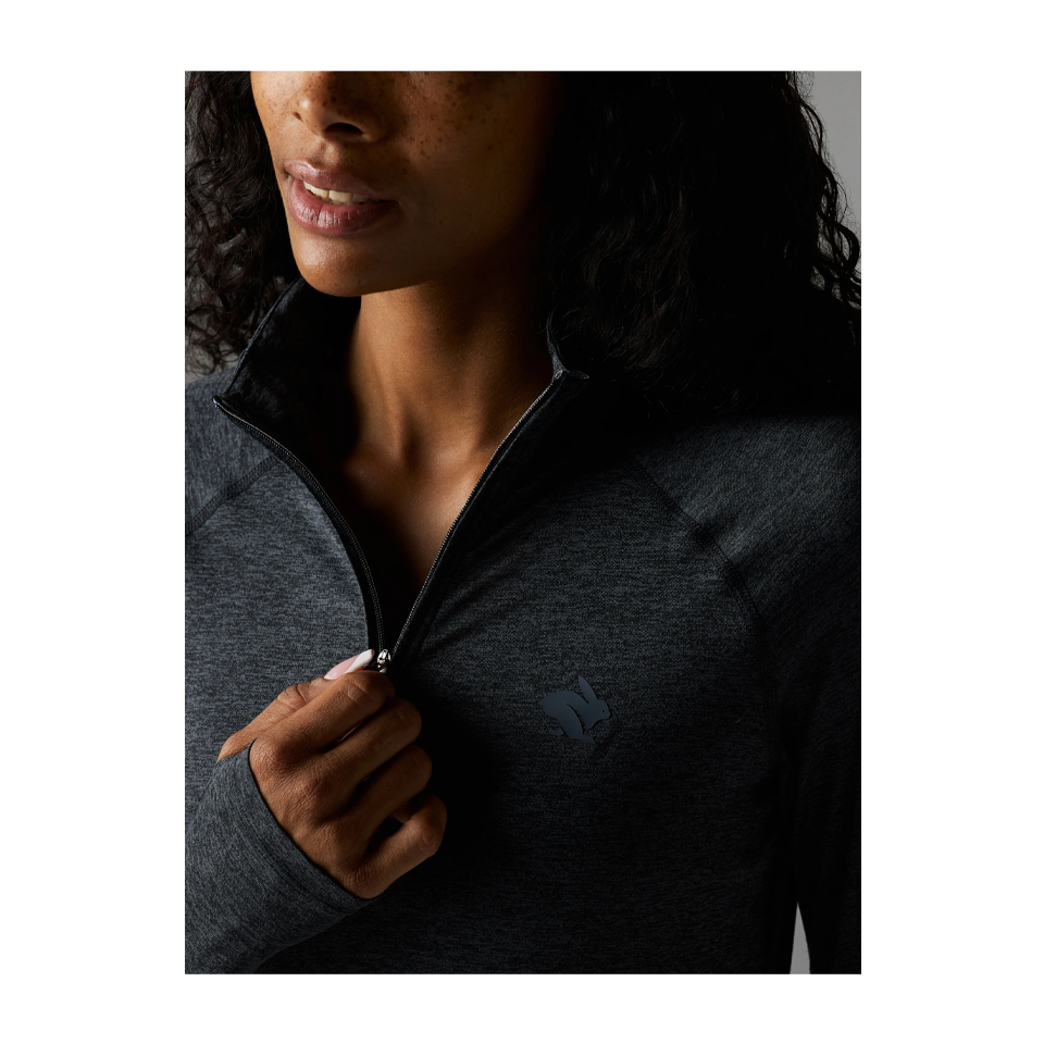rabbit Women's EZ Zip Black Charcoal