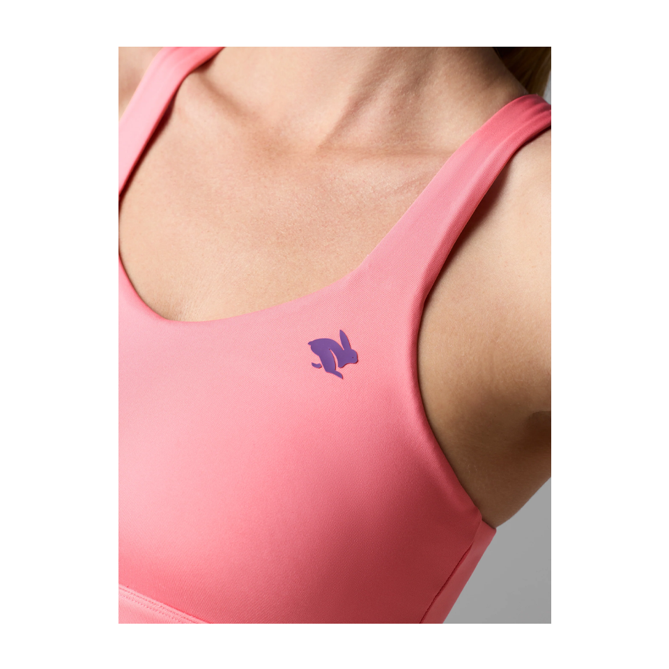 rabbit Women's Strappy Pocket Bra Strawberry Pink