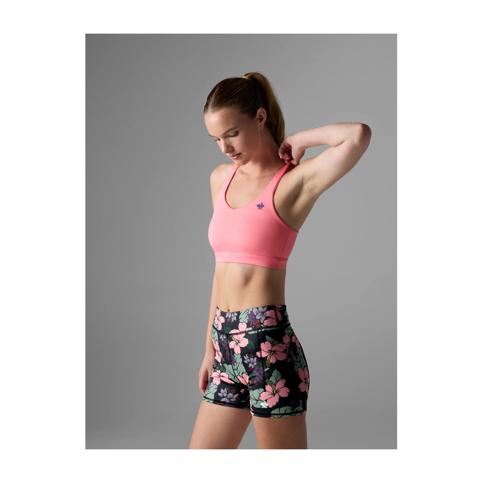 rabbit Women's Strappy Pocket Bra Strawberry Pink
