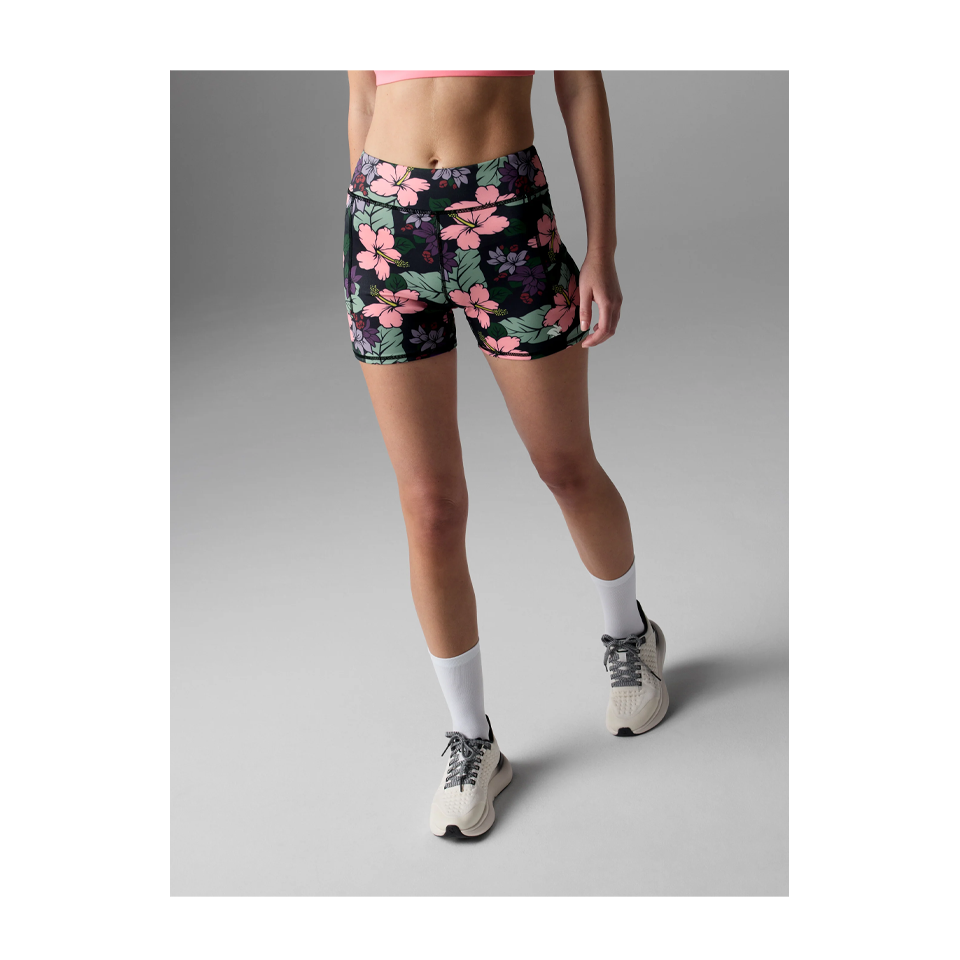 rabbit Women's Speed Leggy Short Hibiscus Floral