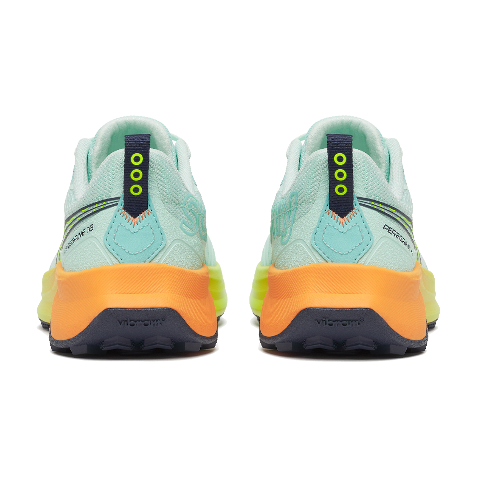 Saucony Women's Peregrine 16 Aqua/Citron