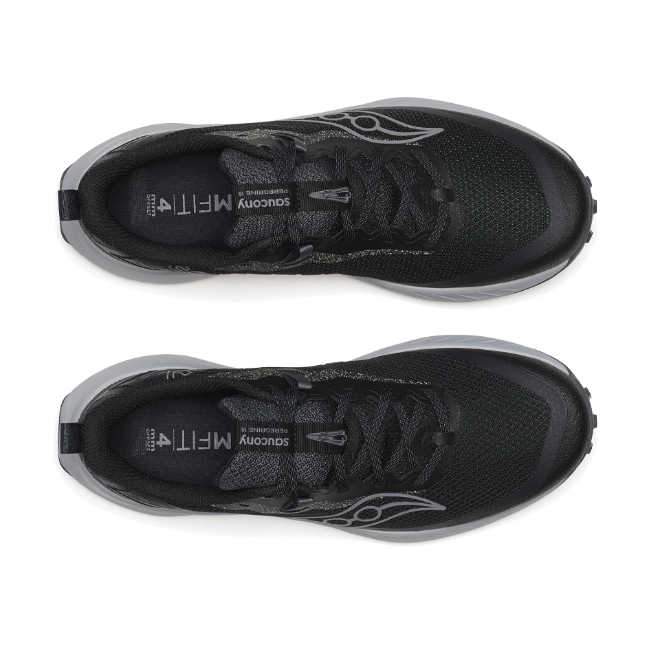 Saucony Men's Peregrine 15 Black/Shadow