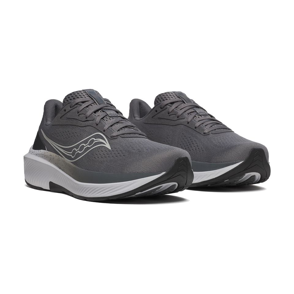 Saucony Men's Echelon 10 Wide Carbon/Black