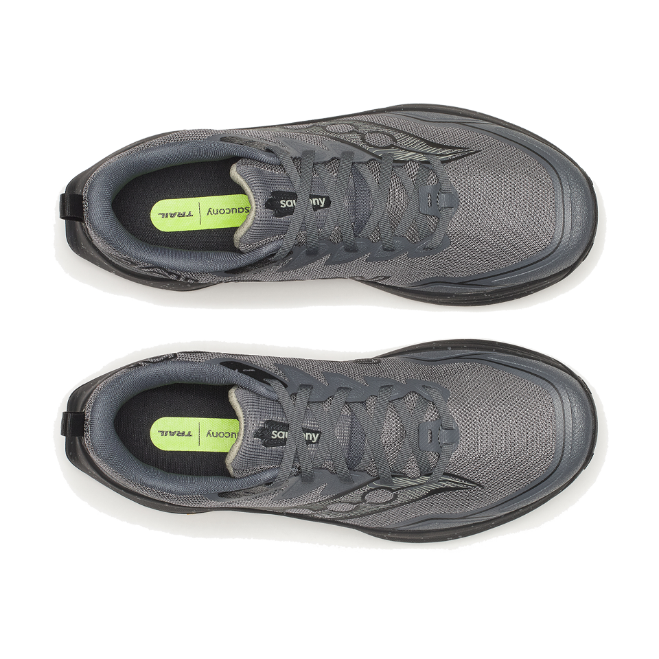 Saucony Men's Peregrine 16 Black/Carbon