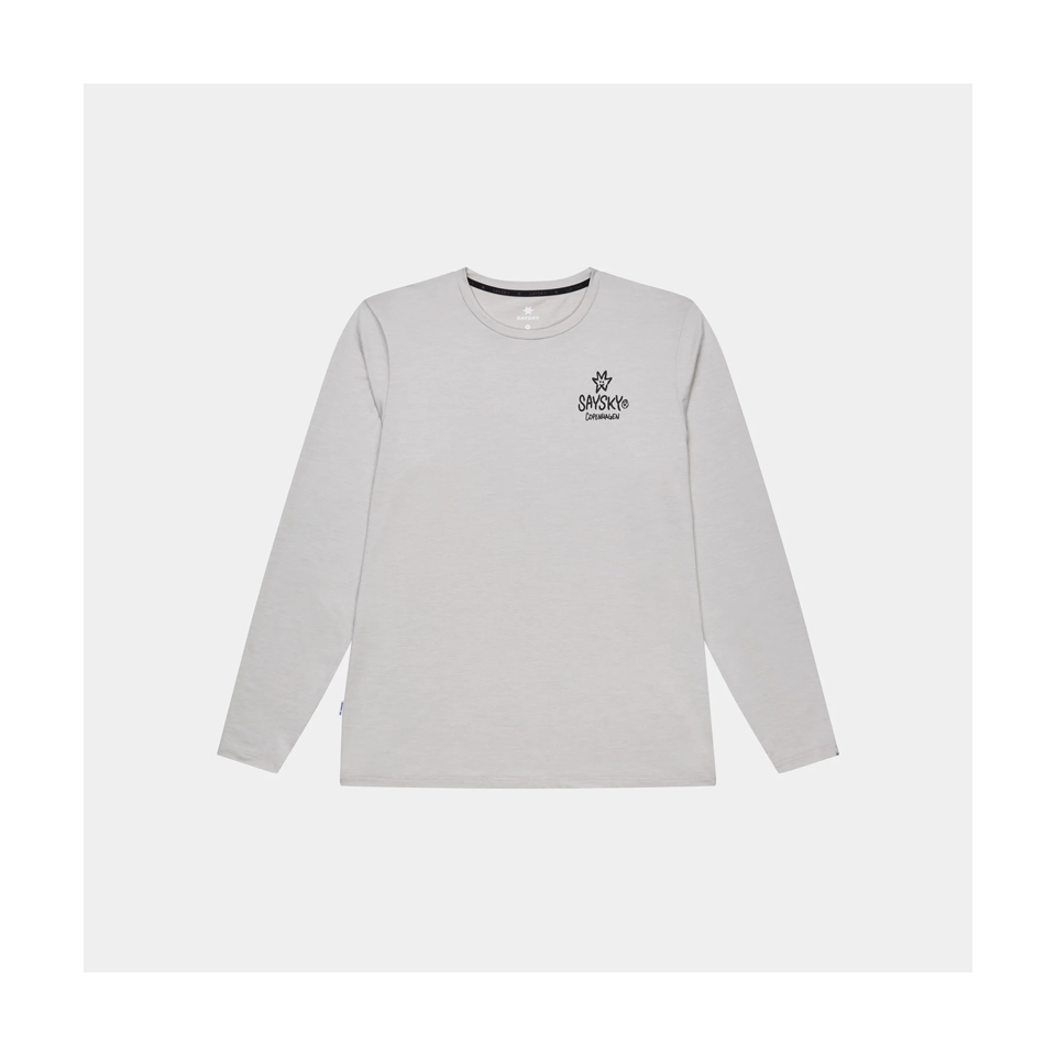 SAYSKY Men's Statement Pace Long Sleeve Grey