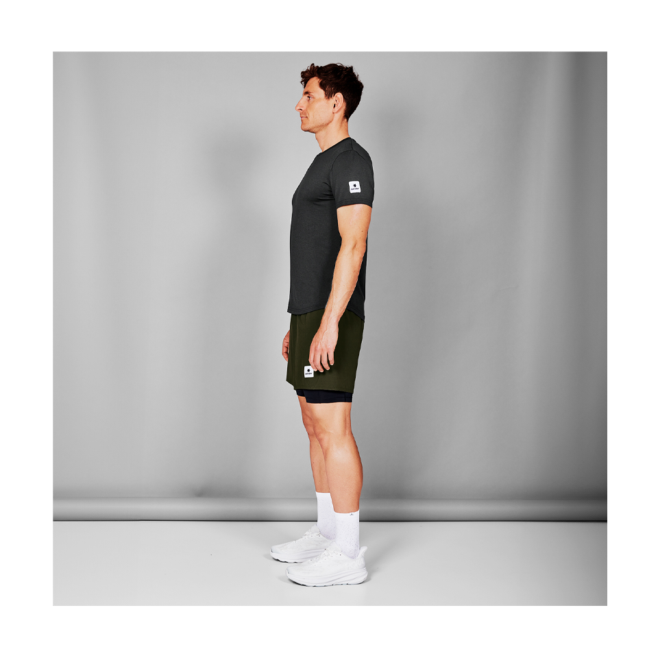 SAYSKY Men's Clean Pace T-Shirt Black